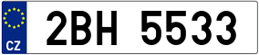 Truck License Plate